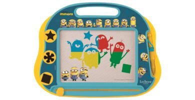 Lexibook- Despicable Tablero de Dibujo magnético mágico Multicolor Minions